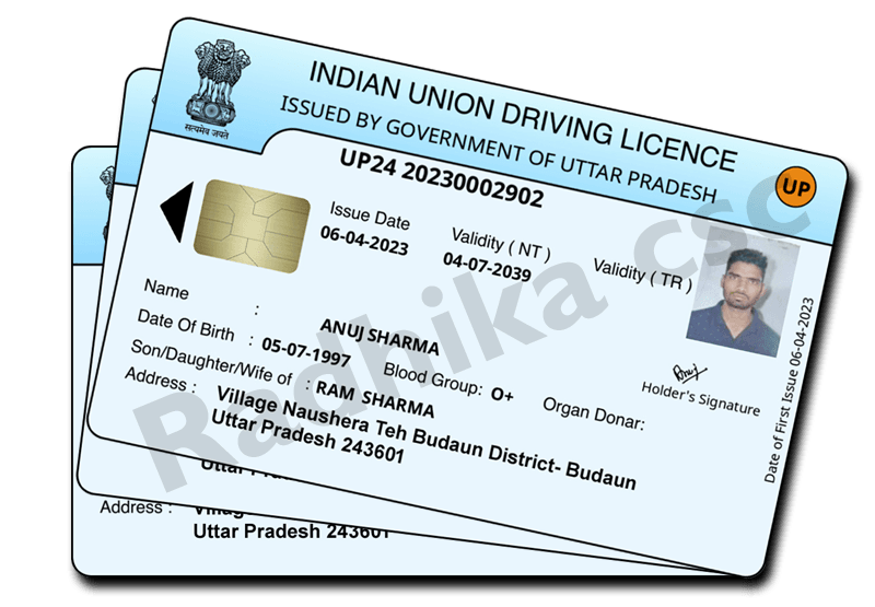 Driving Licence Chip Card