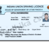 Driving Licence without Chip Card