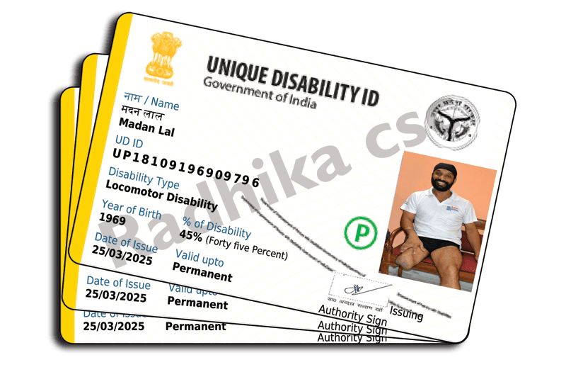 PVC UDID Card (Disability PVC Card)
