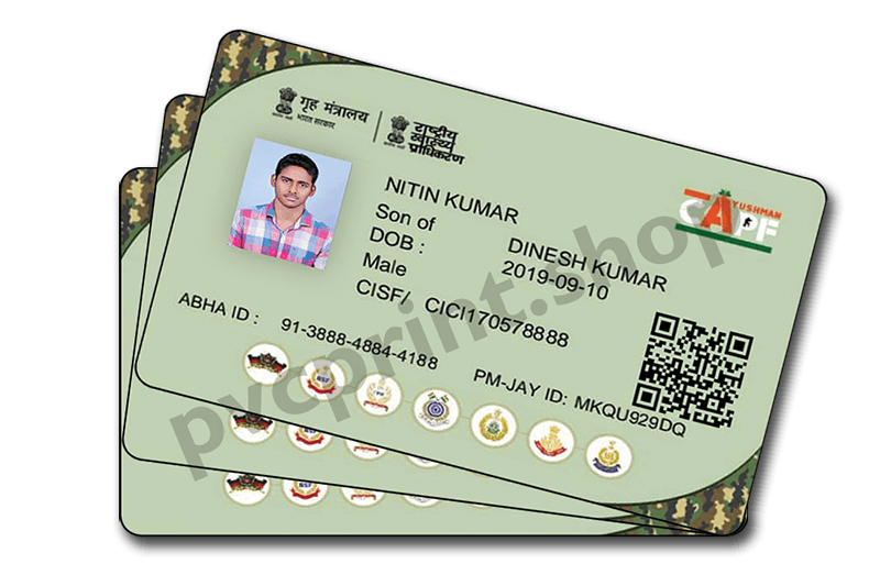 CAPF Ayushan PVC Card