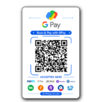 Gpay PVC QR Code Print