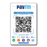 Paytm PVC QR Code Print
