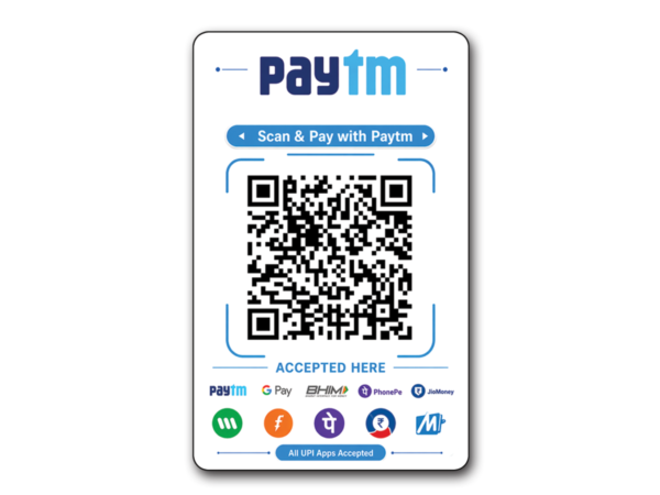 Smart Paytm PVC QR Code Print now order just ₹49