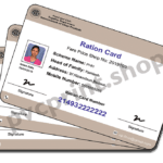 Ration Card PVC Card