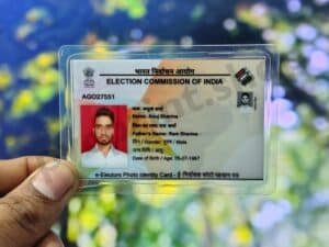 Voter ID Card Liminated Card