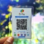 Gpay QR Code Liminated Card