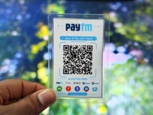 Paytm QR Code Liminated Card