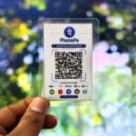 PhonePe QR Code Liminated Card