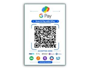 Gpay QR Sticky QR code