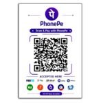 PhonePe Sticky QR code
