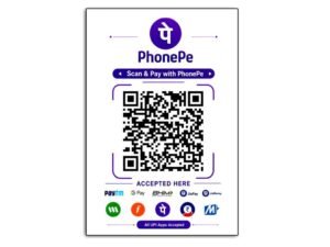 PhonePe QR Sticky QR code